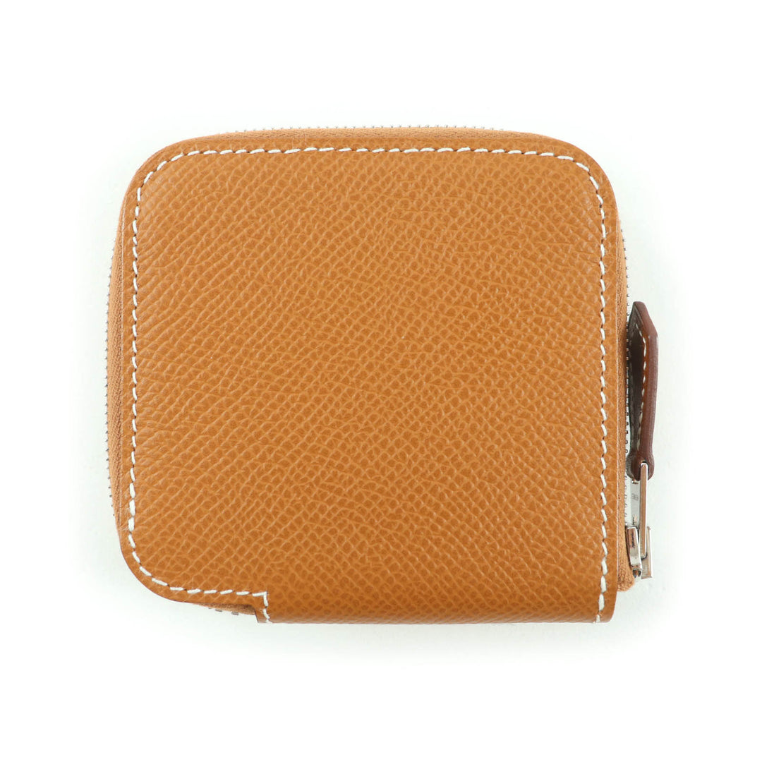 新品 HERMES コインケース アザップ コンパクト ミニ シルキン エプソン レザー レディース