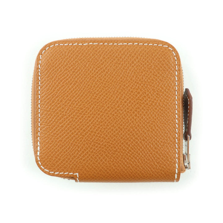 新品 HERMES コインケース アザップ コンパクト ミニ シルキン エプソン レザー レディース