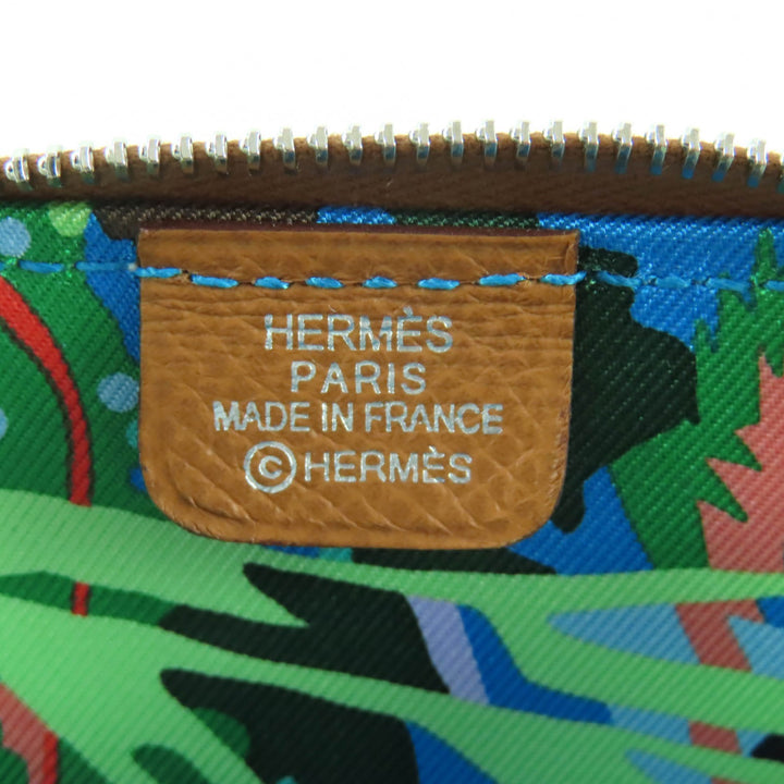 新品 HERMES コインケース アザップ コンパクト ミニ シルキン エプソン レザー レディース