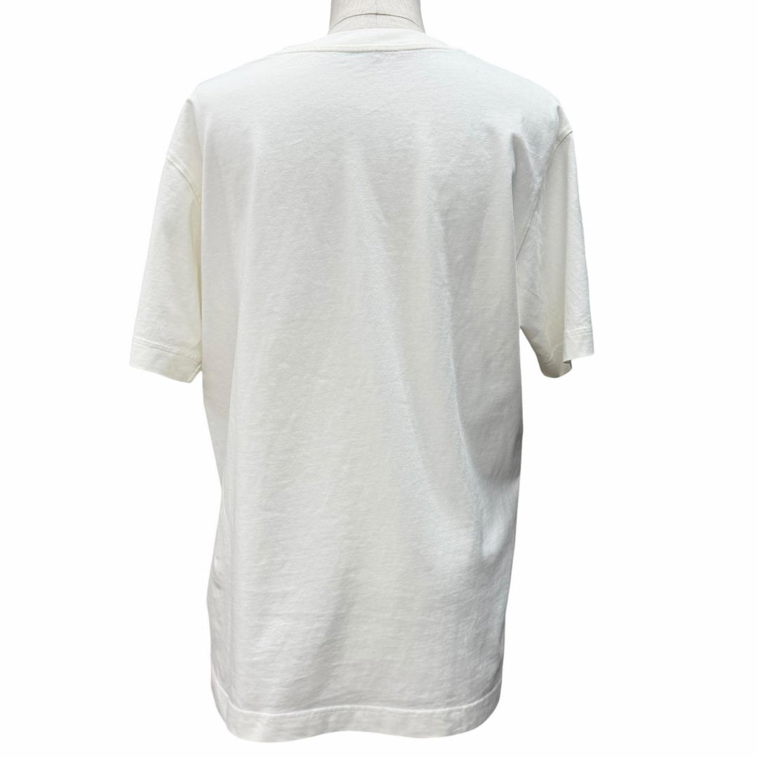 Excellent MONCLER Short sleeve T-shirt Ivory cotton Women M