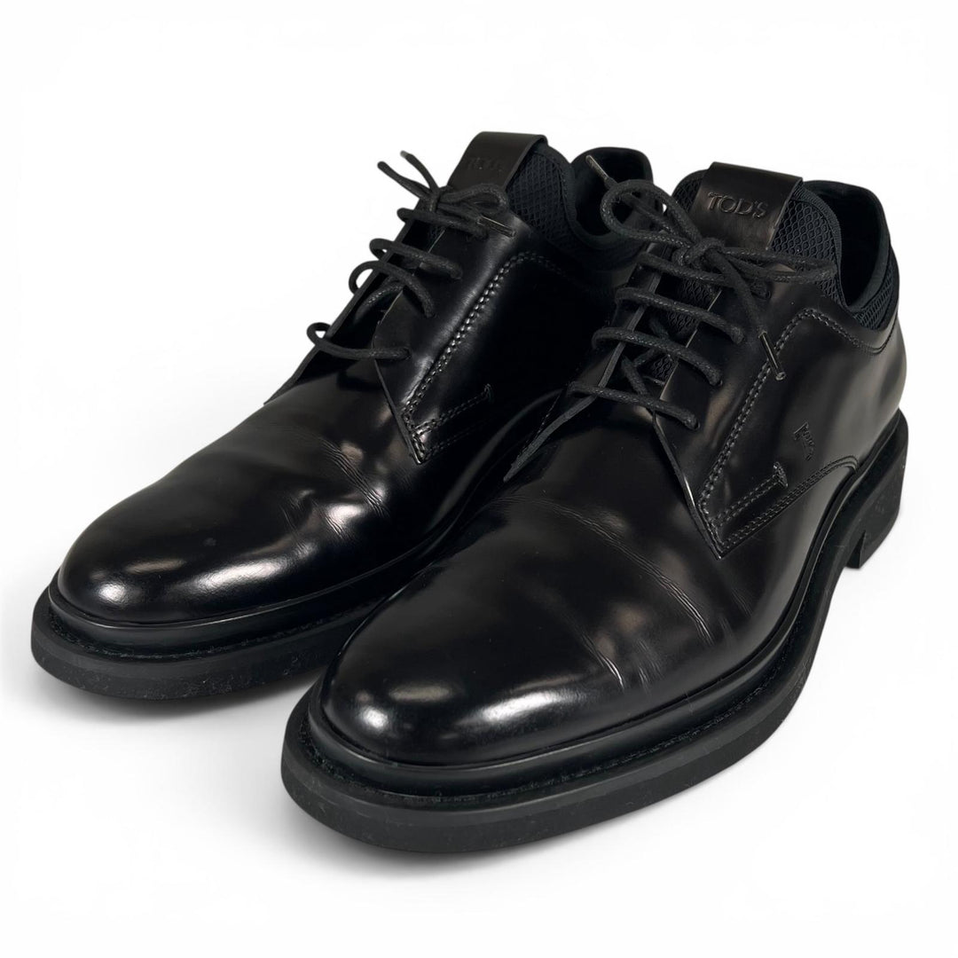 Excellent TOD’S Leather shoes Lace up shoes black leather XXM89B0BZ60M5JB999
