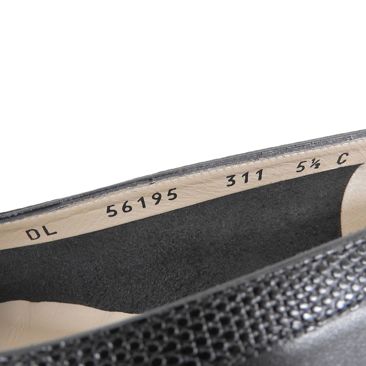 Excellent Salvatore Ferragamo pumps BABY black leather Women 5.5