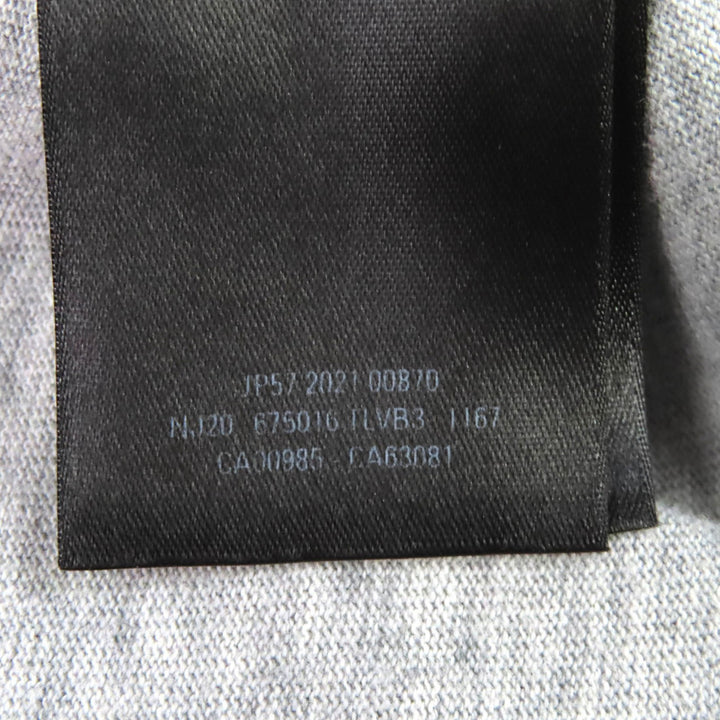 Excellent BALENCIAGA Short sleeve T-shirt Turn Logo Crew Neck gray 2 675016