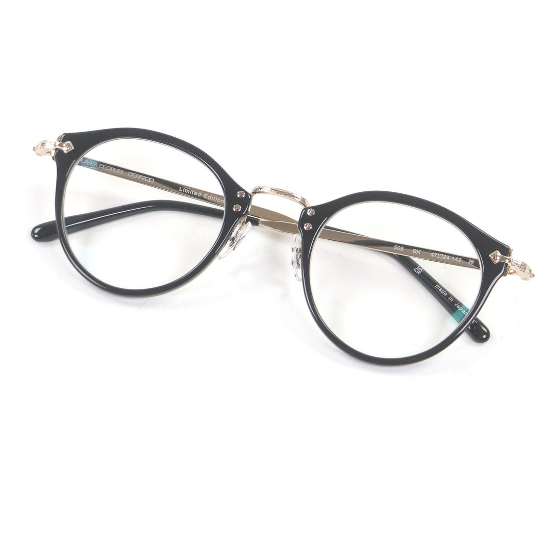 Pristine OLIVER PEOPLES Glasses Miyabi 505 Limited Edition Boston Frame black
