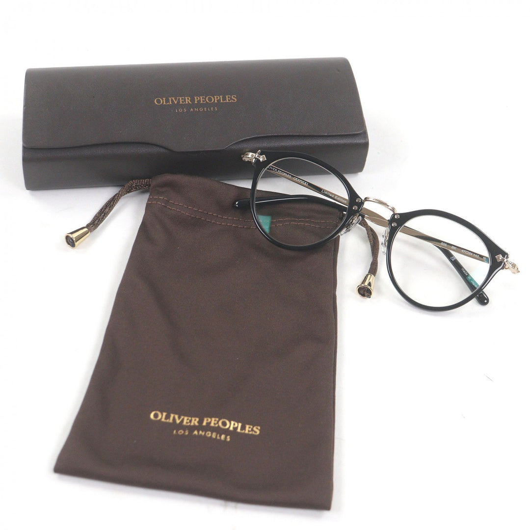 Pristine OLIVER PEOPLES Glasses Miyabi 505 Limited Edition Boston Frame black