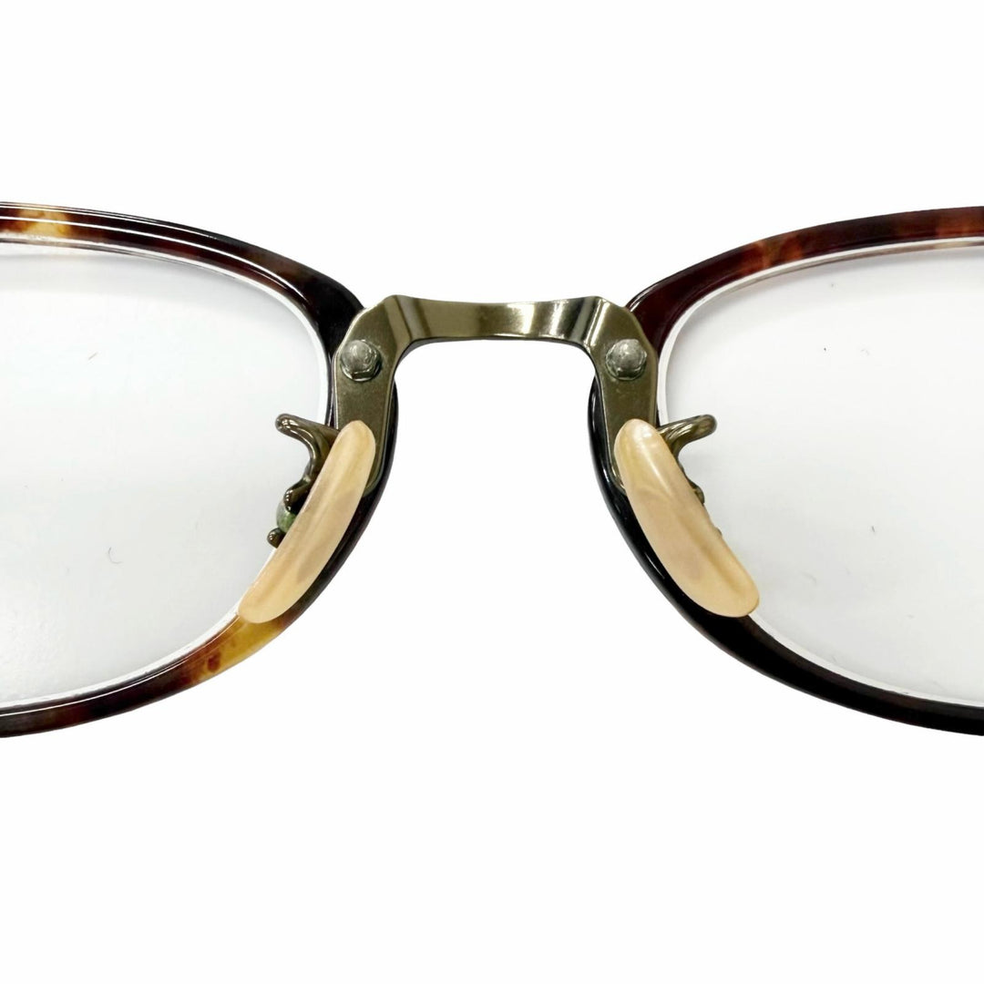 Very Good BJ CLASSIC COLLECTION Glasses Marble Pattern Clear brown