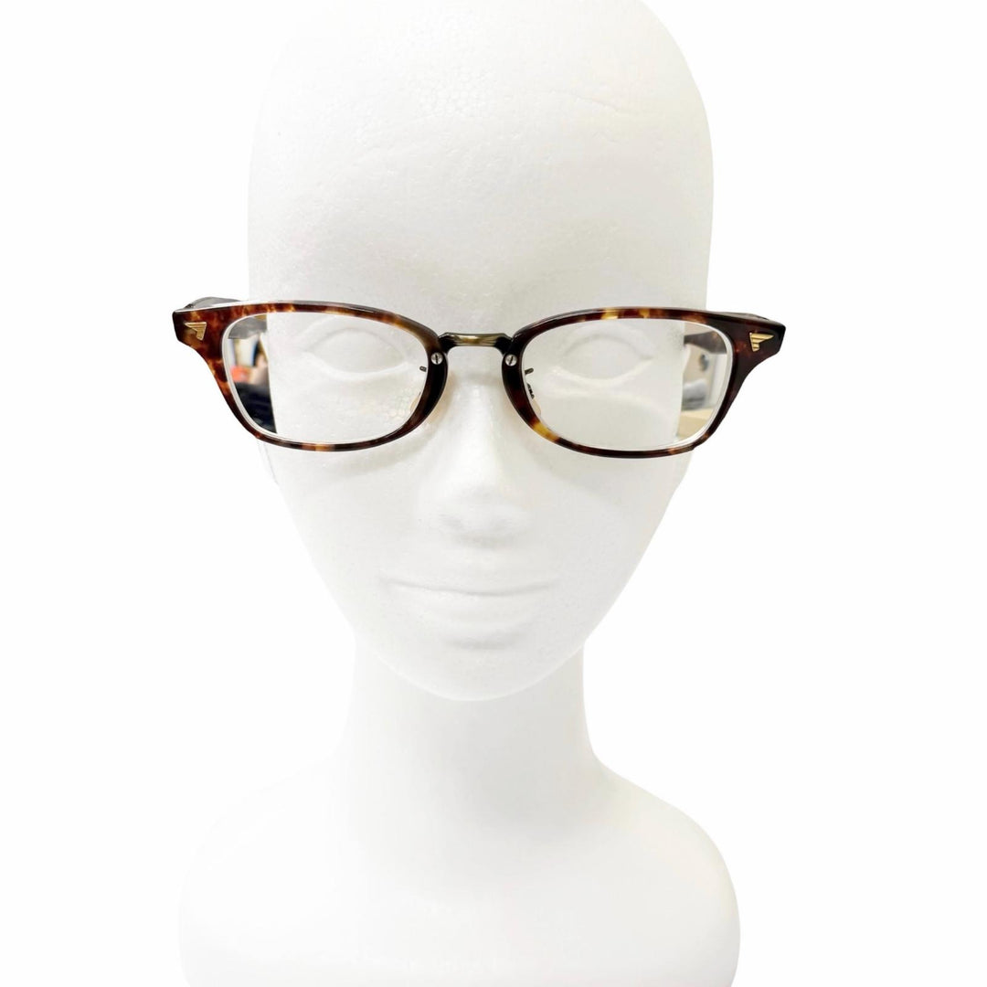 Very Good BJ CLASSIC COLLECTION Glasses Marble Pattern Clear brown