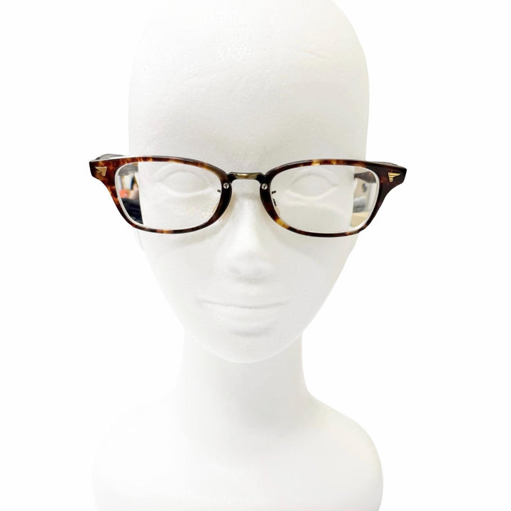 Very Good BJ CLASSIC COLLECTION Glasses Marble Pattern Clear brown