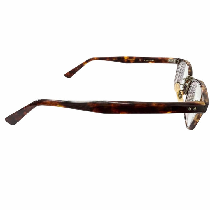 Very Good BJ CLASSIC COLLECTION Glasses Marble Pattern Clear brown
