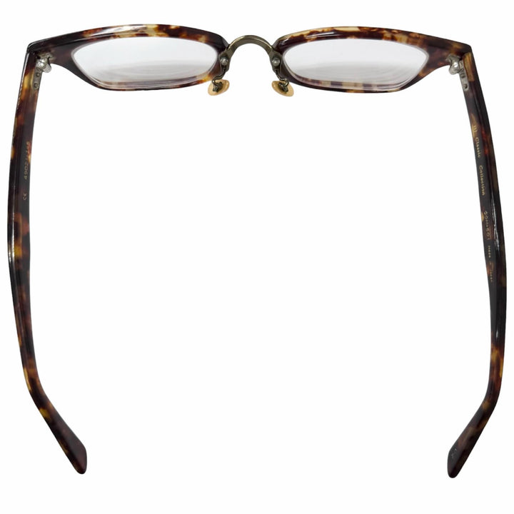 Very Good BJ CLASSIC COLLECTION Glasses Marble Pattern Clear brown