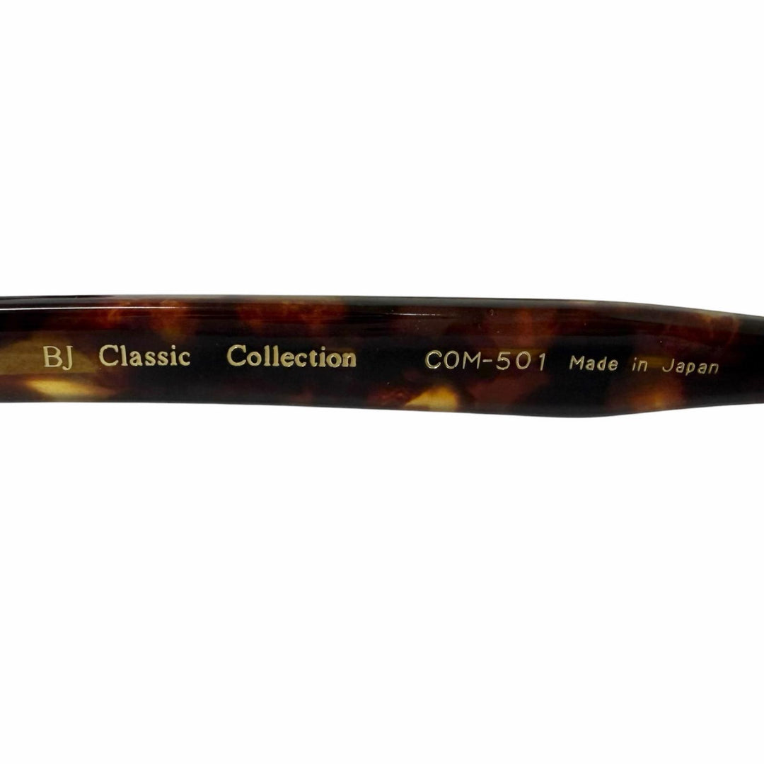 Very Good BJ CLASSIC COLLECTION Glasses Marble Pattern Clear brown