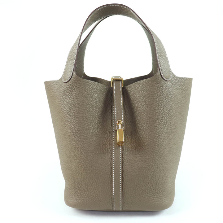 新品 HERMES ハンドバッグ ピコタンロック MM22 トリヨンクレマンス レディース