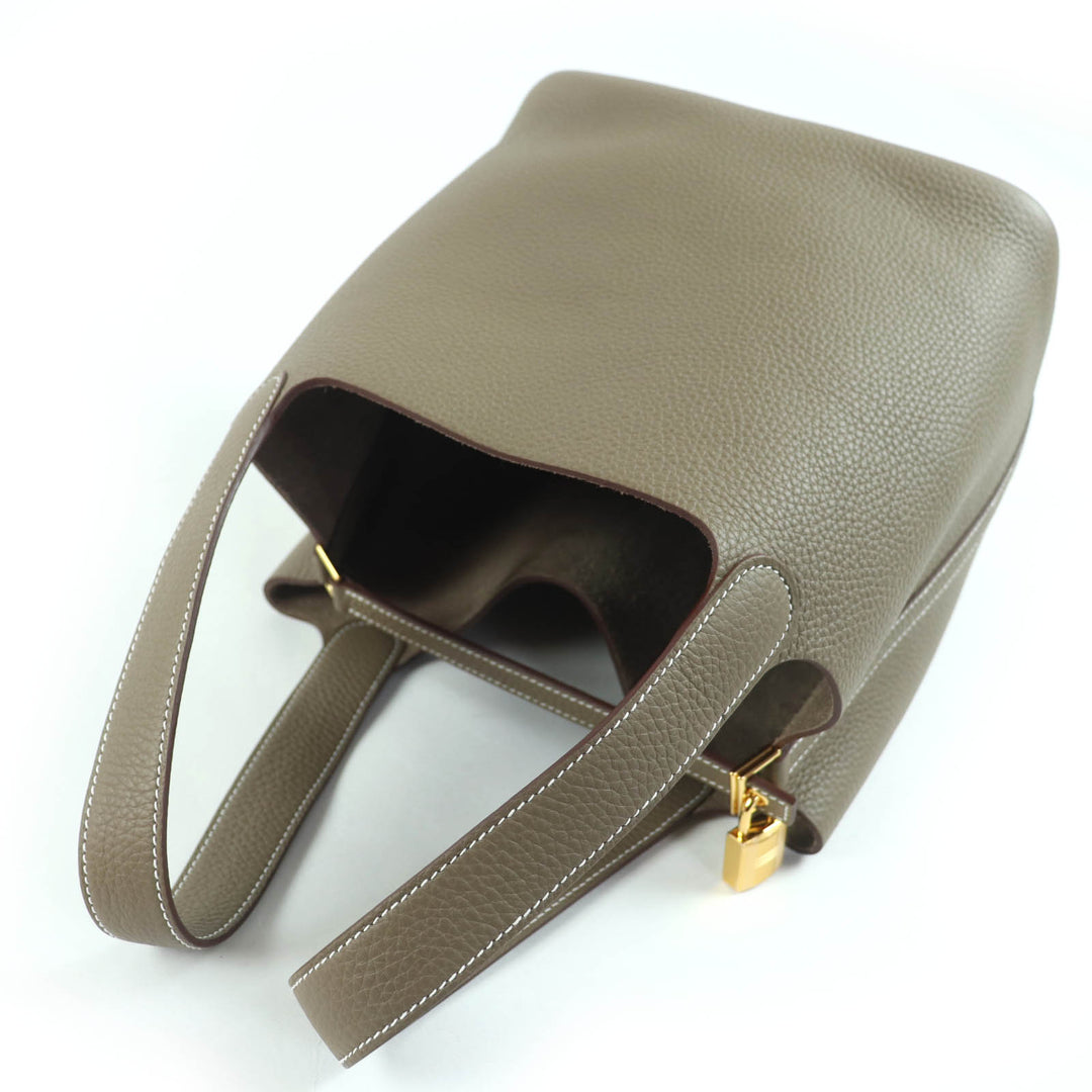 新品 HERMES ハンドバッグ ピコタンロック MM22 トリヨンクレマンス レディース