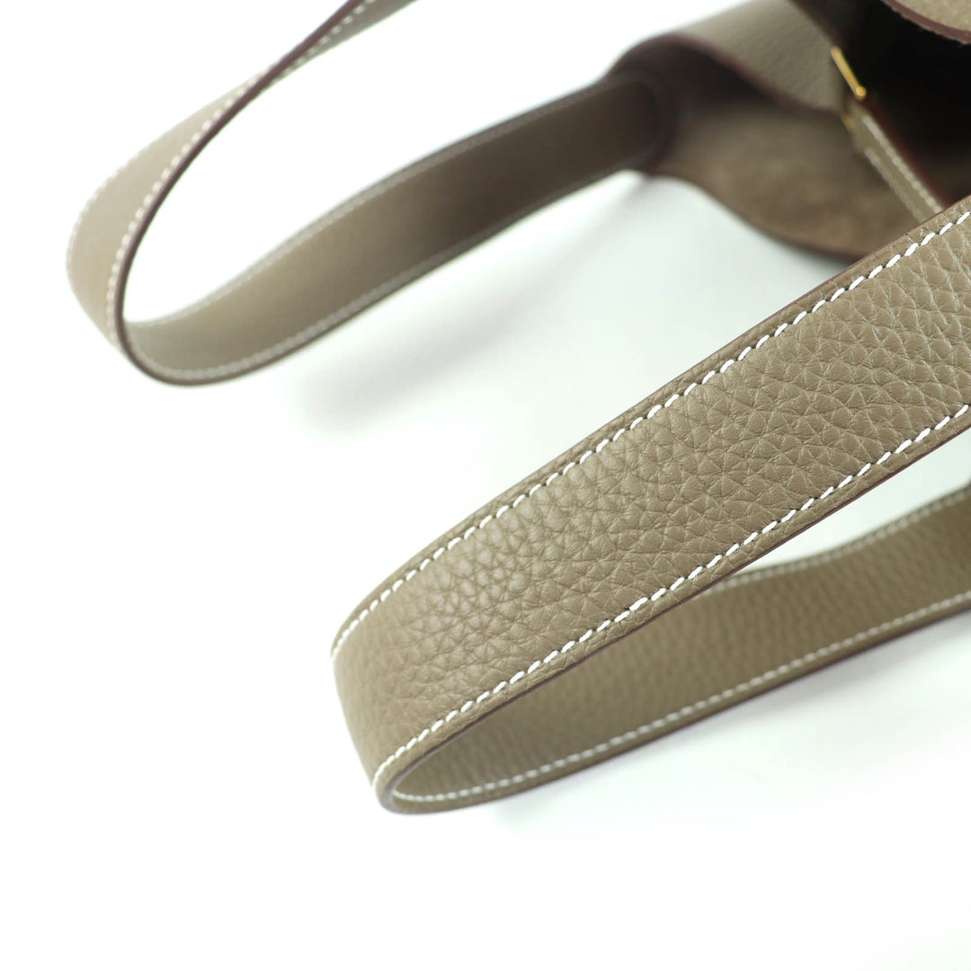 新品 HERMES ハンドバッグ ピコタンロック MM22 トリヨンクレマンス レディース