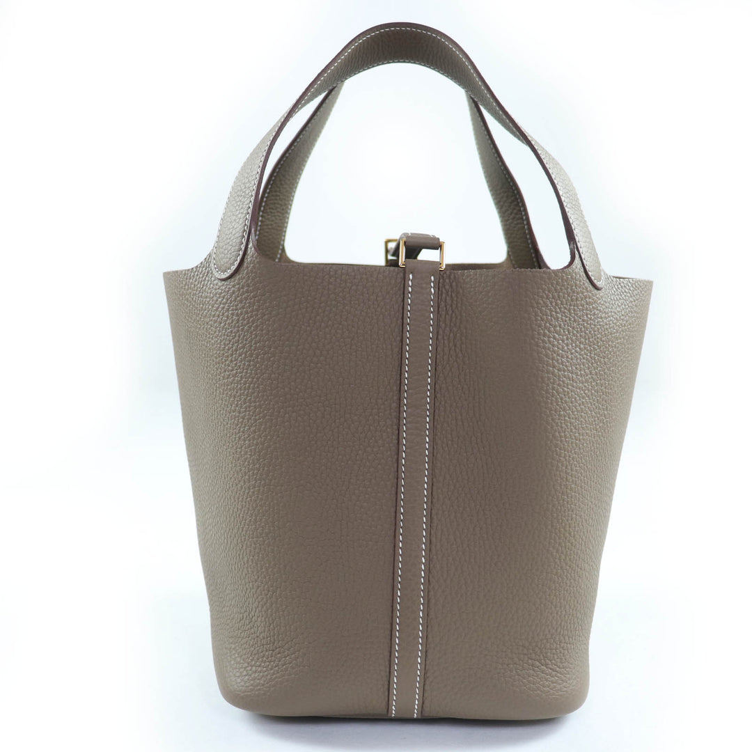 新品 HERMES ハンドバッグ ピコタンロック MM22 トリヨンクレマンス レディース
