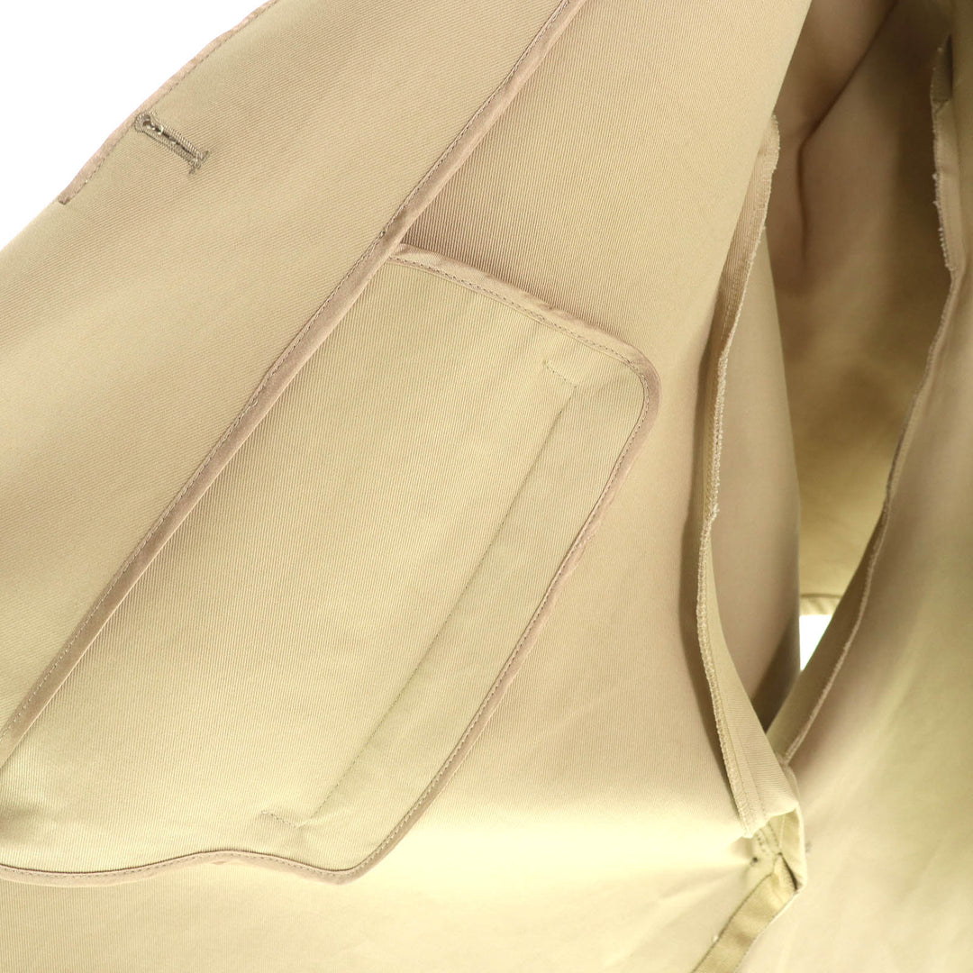 Excellent Max Mara poncho White tag logobutton collarless capecoat S 23473104366