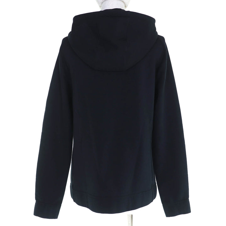 爱马仕 (HERMES) 精美连帽衫 Serie Button Half-Zip Pullover 黑色纯棉女款 S 码