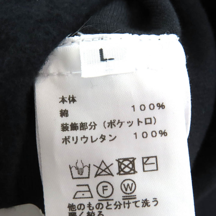 爱马仕 (HERMES) 精美连帽衫 Serie Button Half-Zip Pullover 黑色纯棉女款 S 码