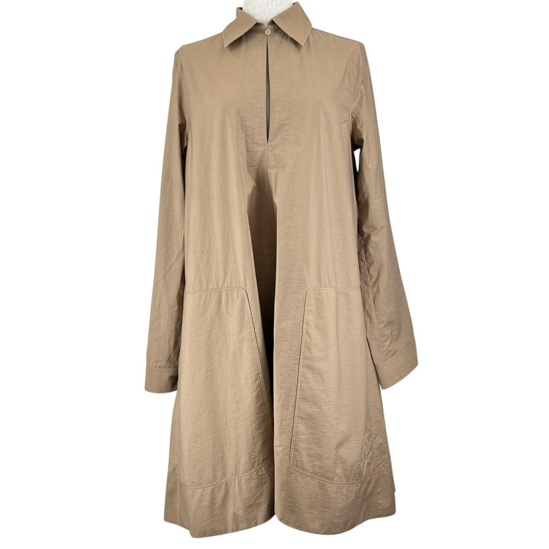 Excellent LOEWE one piece Paula's Ibiza Tunic Dress beige cotton 34 S616Y09XA1