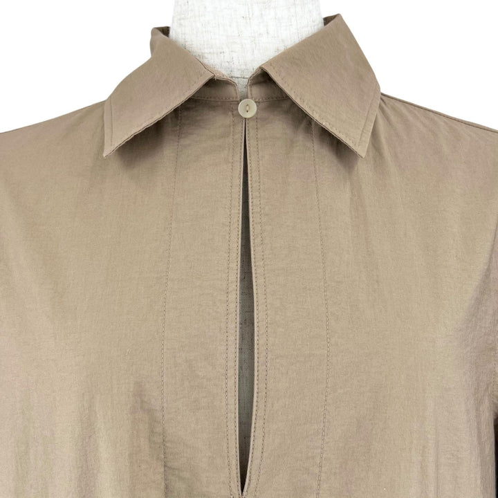 Excellent LOEWE one piece Paula's Ibiza Tunic Dress beige cotton 34 S616Y09XA1