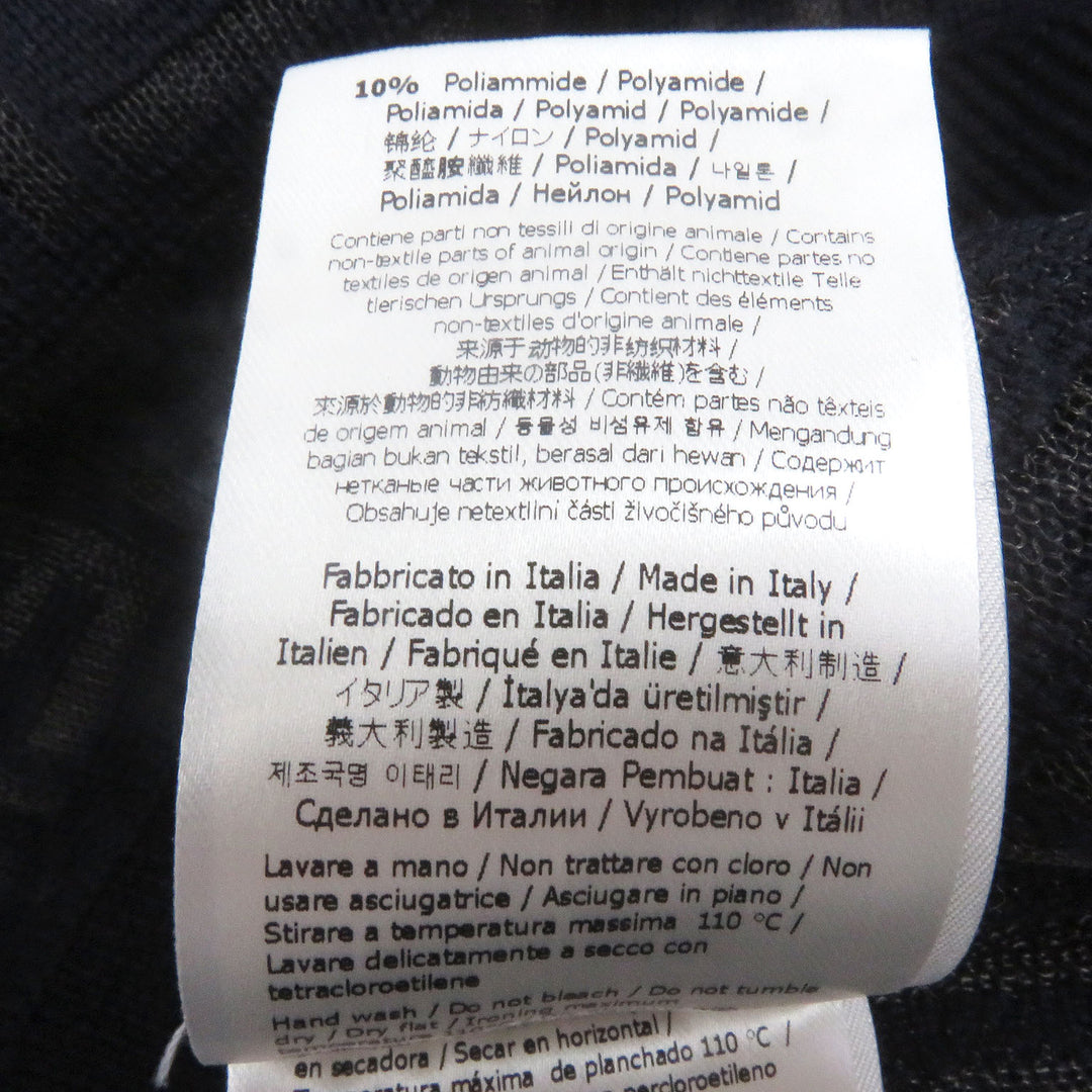 Excellent FENDI sweater FF Logo Zucca Pattern Lightweight