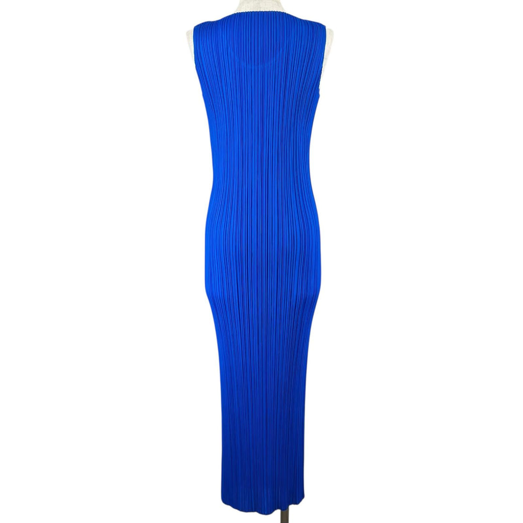 Excellent PLEATS PLEASE one piece blue polyester Women 2 PP11-JH201