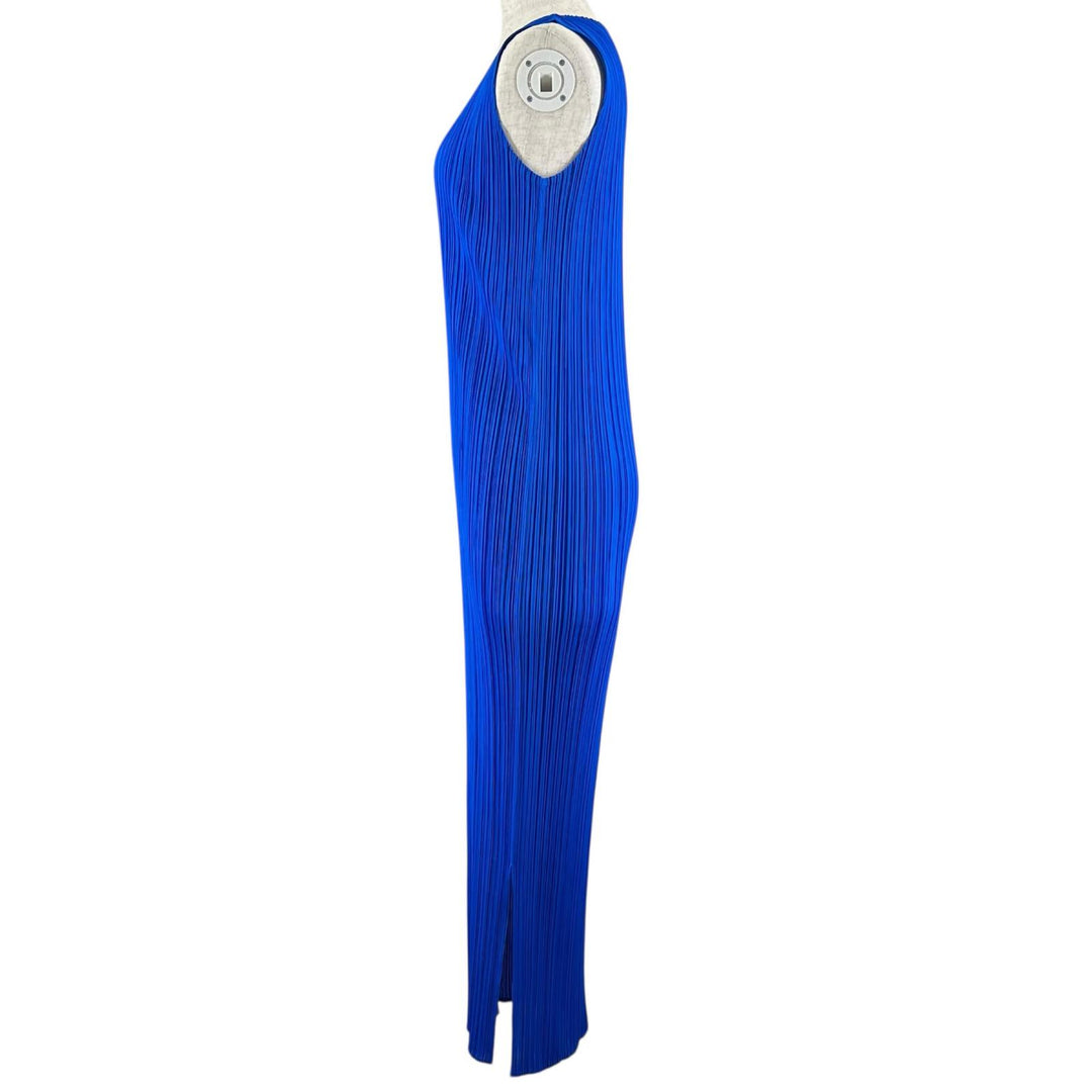 Excellent PLEATS PLEASE one piece blue polyester Women 2 PP11-JH201