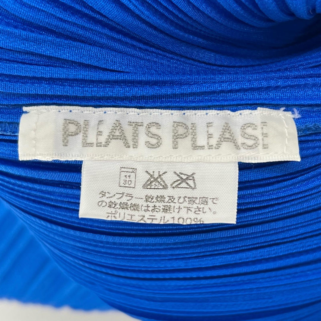 Excellent PLEATS PLEASE one piece blue polyester Women 2 PP11-JH201