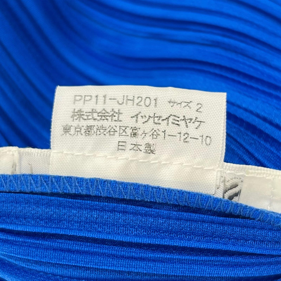Excellent PLEATS PLEASE one piece blue polyester Women 2 PP11-JH201
