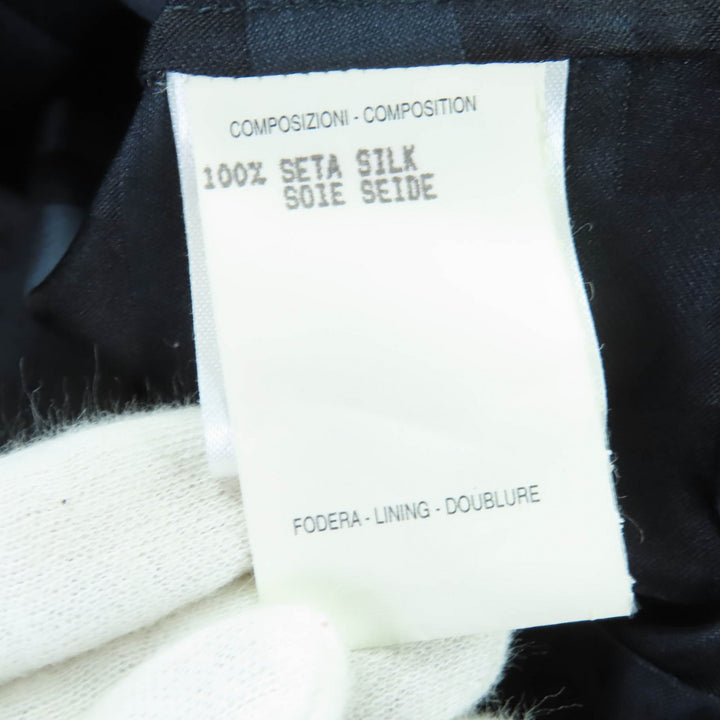 新品 GUCCI 長袖シャツ トムフォード 年代デッドストック ダークネイビー シルク 40