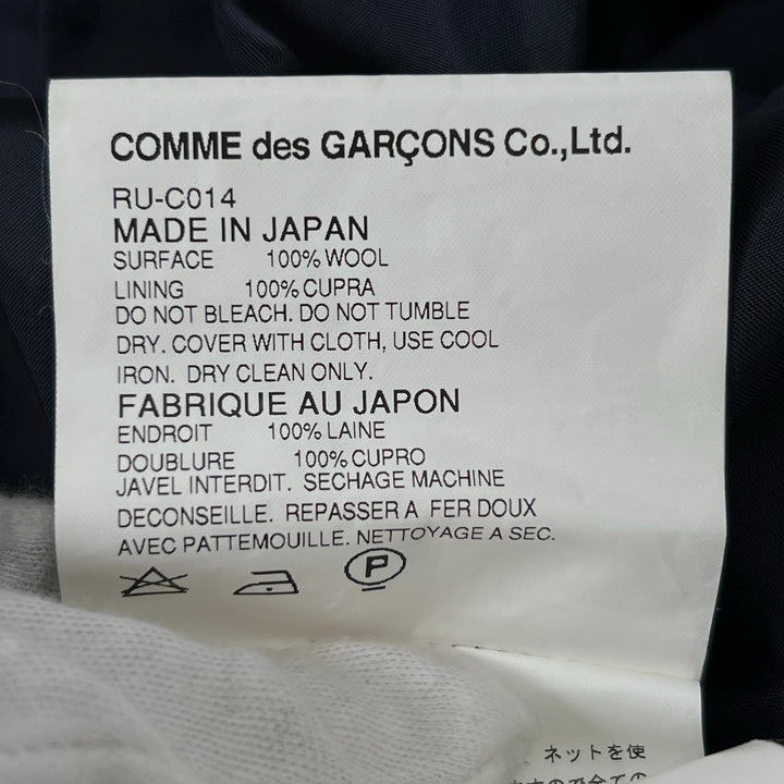 Excellent COMME des GARCONS COMME des GARCONS trench coat Stitch design wool