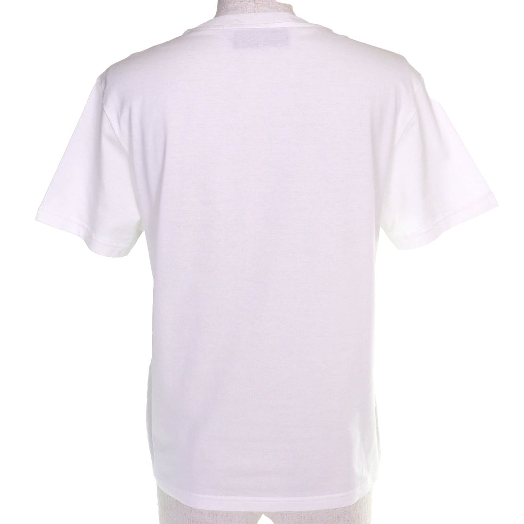 Excellent GUCCI Short sleeve shirt Logo embroidered cotton jersey white M 787299