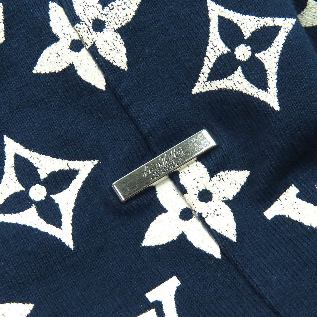 Great LOUIS VUITTON Short sleeve T-shirt Monogram Gradient Crew Neck Navy S