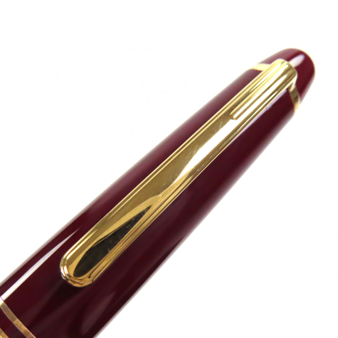 優良 モンブラン 万年筆 マイスターシュテュック クラシック 145 ボルドーゴールド 14K メンズ