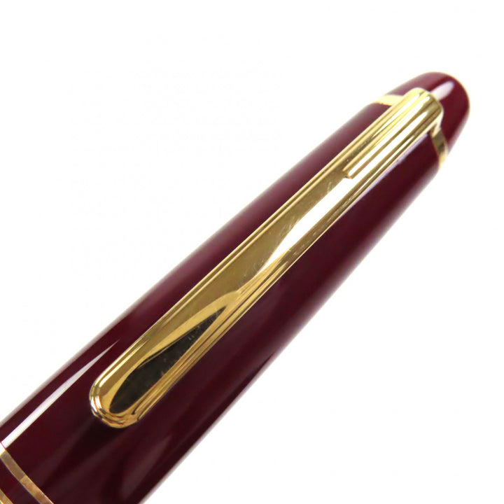 優良 モンブラン 万年筆 マイスターシュテュック クラシック 145 ボルドーゴールド 14K メンズ