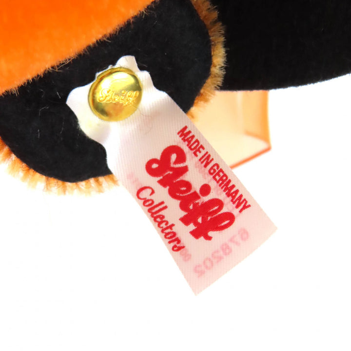 Excellent Steiff Halloween Teddy Bear Pumpkin to 1500 in Japan Orange 678202