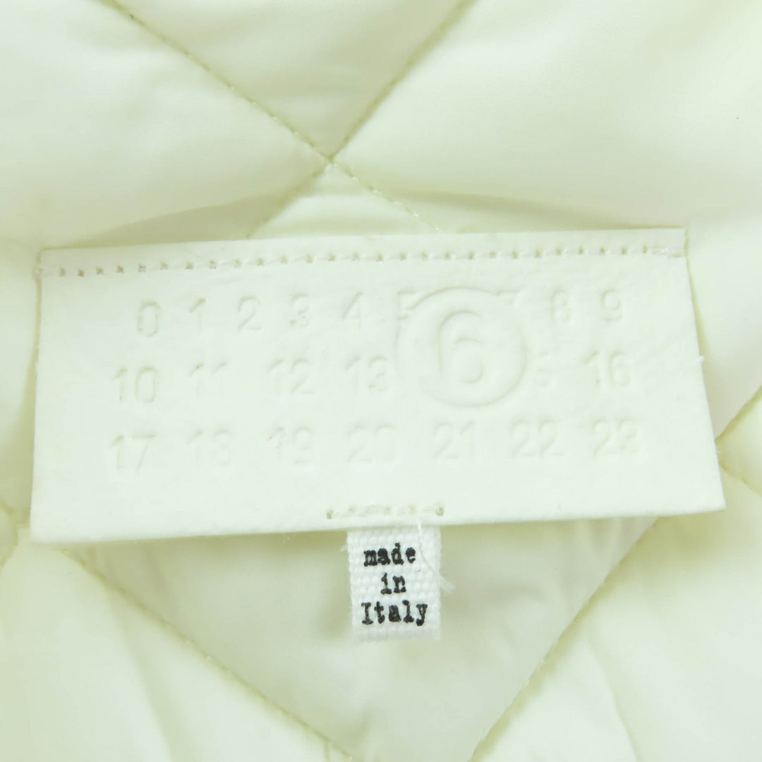 Pristine MM6 Maison Margiela Denim Jacket Quilted switching White 42 S54AM0289