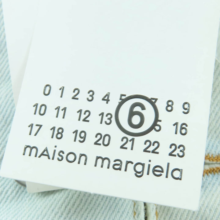 Pristine MM6 Maison Margiela Denim Jacket Quilted switching White 42 S54AM0289