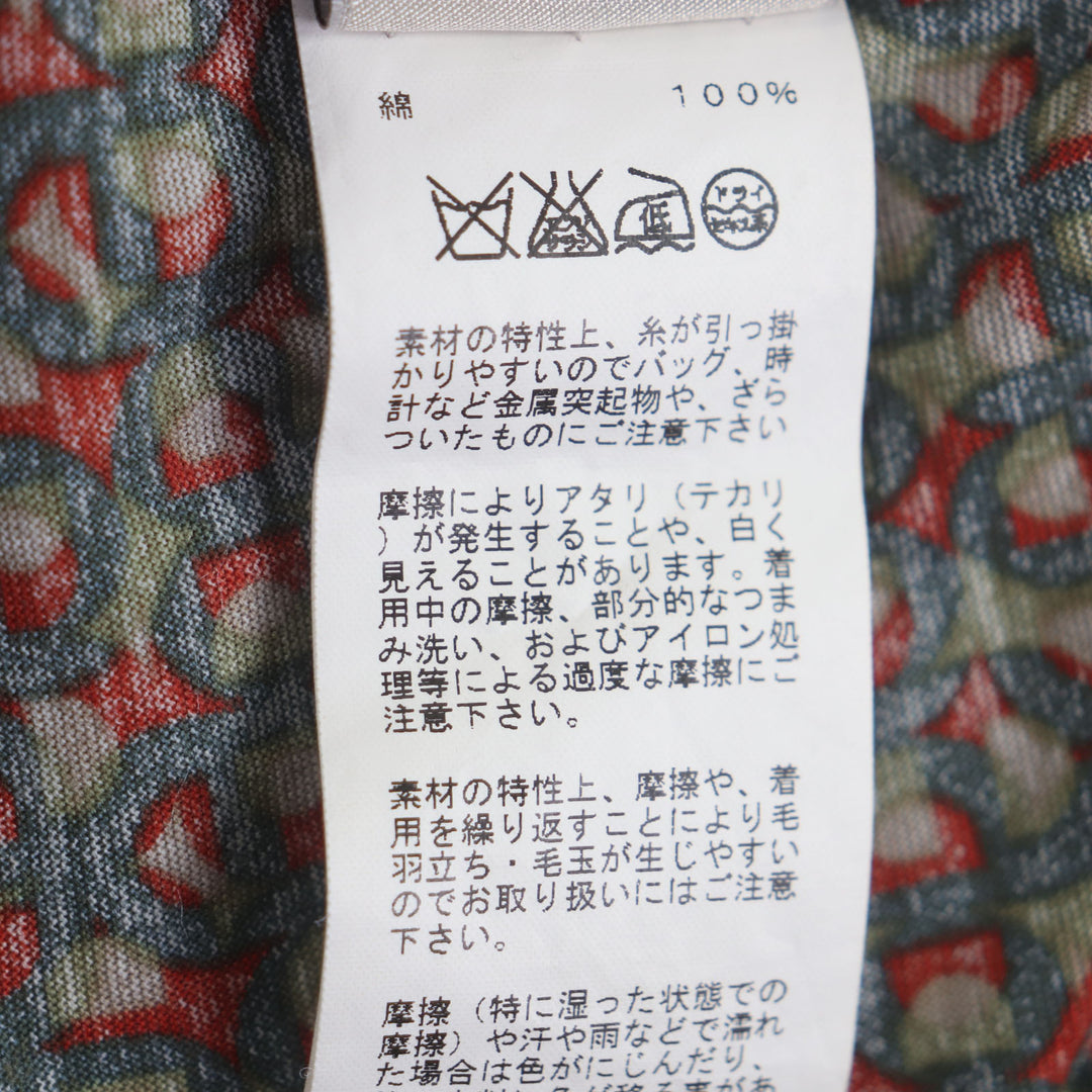 HERMES 半袖Tシャツ カーキ コットン メンズ M