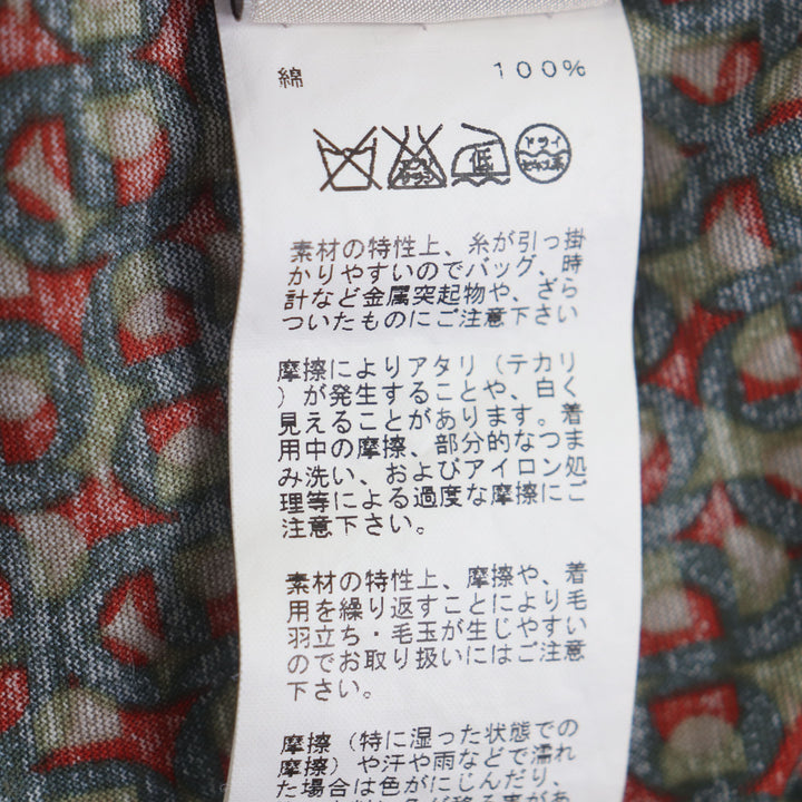HERMES 半袖Tシャツ カーキ コットン メンズ M