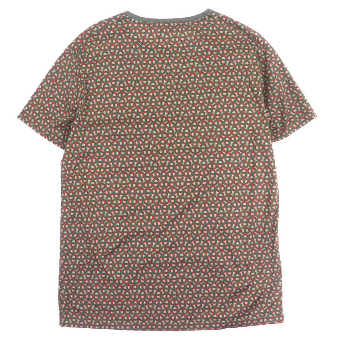 HERMES 半袖Tシャツ カーキ コットン メンズ M