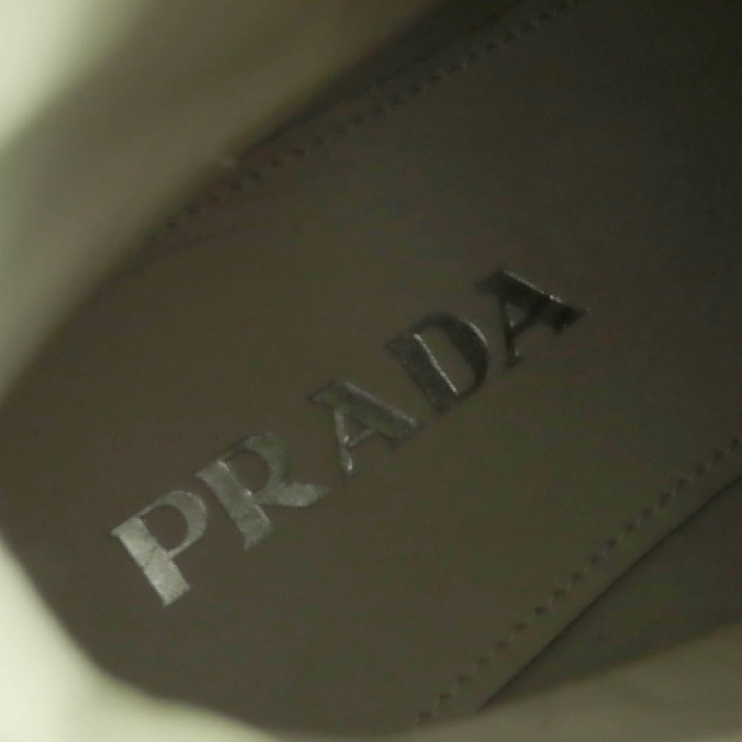優れたPRADAショートブーツベージュレザーレディース37 1T782M