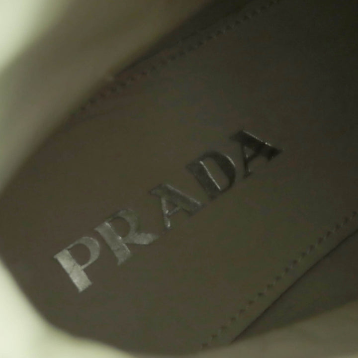 優れたPRADAショートブーツベージュレザーレディース37 1T782M