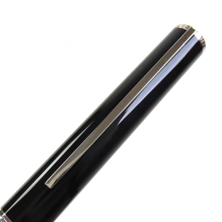 Very Good LOUIS VUITTON Ballpoint pen Jetligne Black Silver ー mens N79252