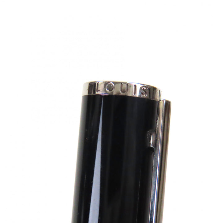 Very Good LOUIS VUITTON Ballpoint pen Jetligne Black Silver ー mens N79252
