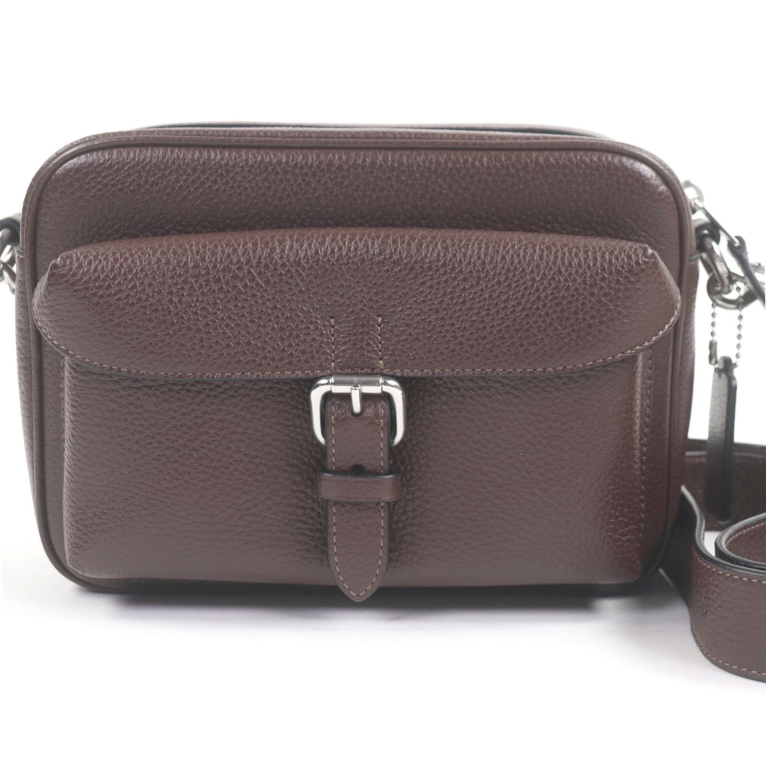 優れたCOACHショルダーバッグワーナークロススリングバッグリファインドペブルレザー