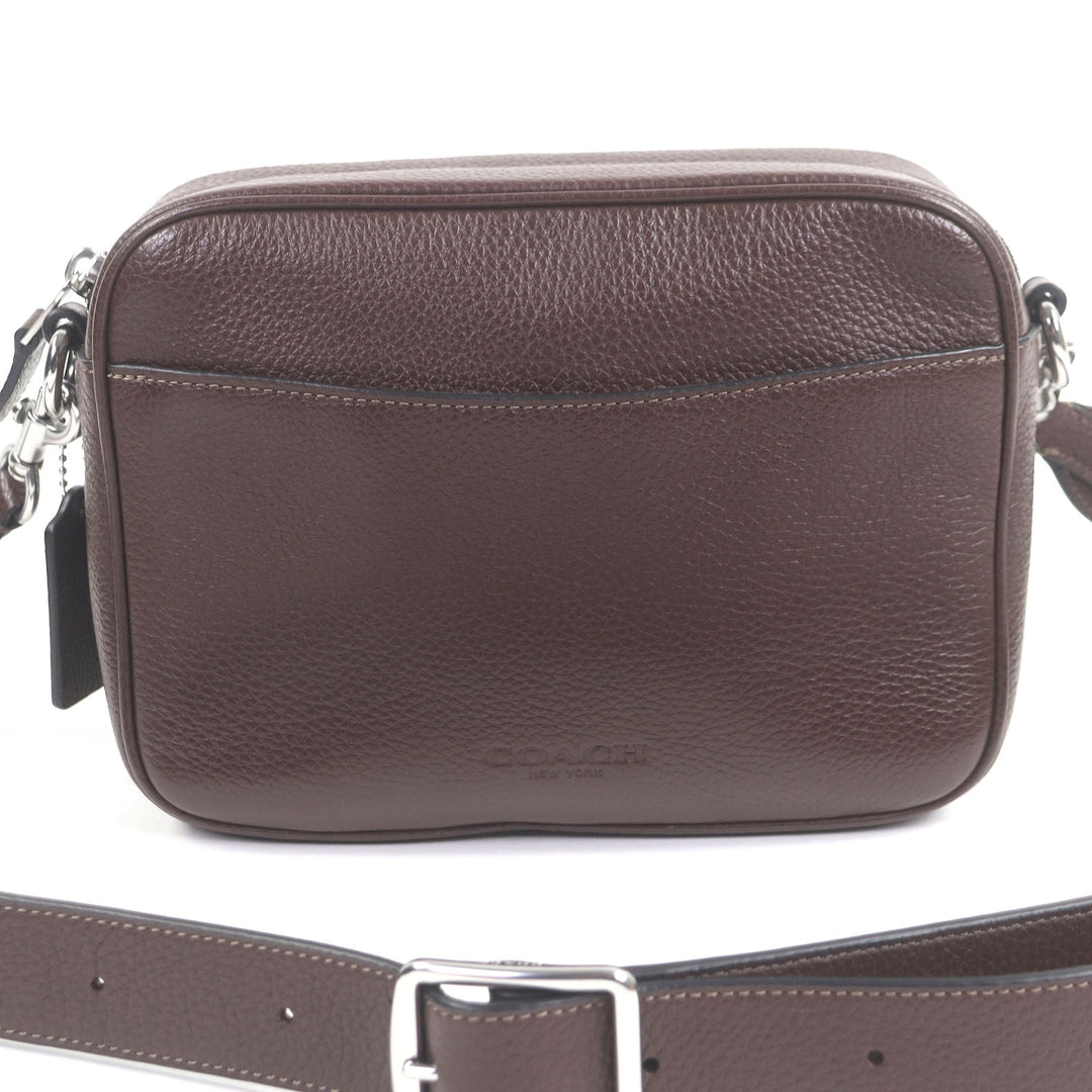 優れたCOACHショルダーバッグワーナークロススリングバッグリファインドペブルレザー