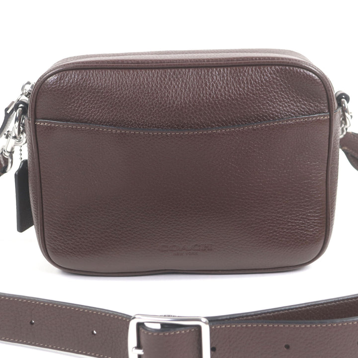 優れたCOACHショルダーバッグワーナークロススリングバッグリファインドペブルレザー