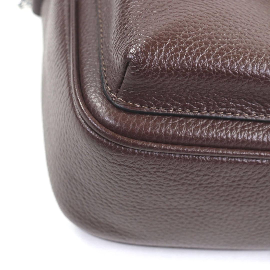 優れたCOACHショルダーバッグワーナークロススリングバッグリファインドペブルレザー
