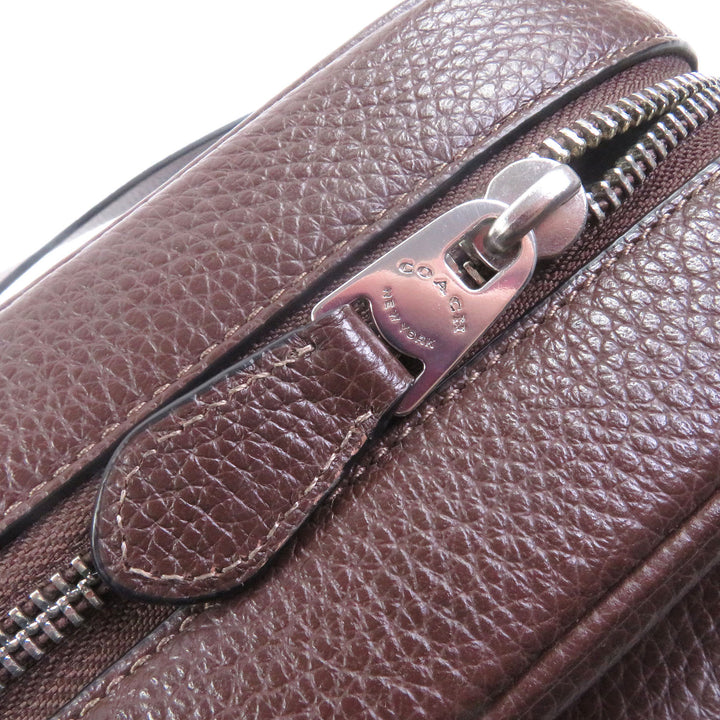 優れたCOACHショルダーバッグワーナークロススリングバッグリファインドペブルレザー